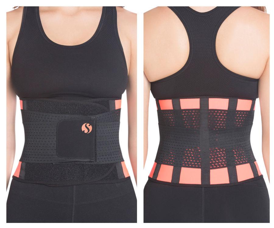 Latex Workout Waist Trainer with touch fastener