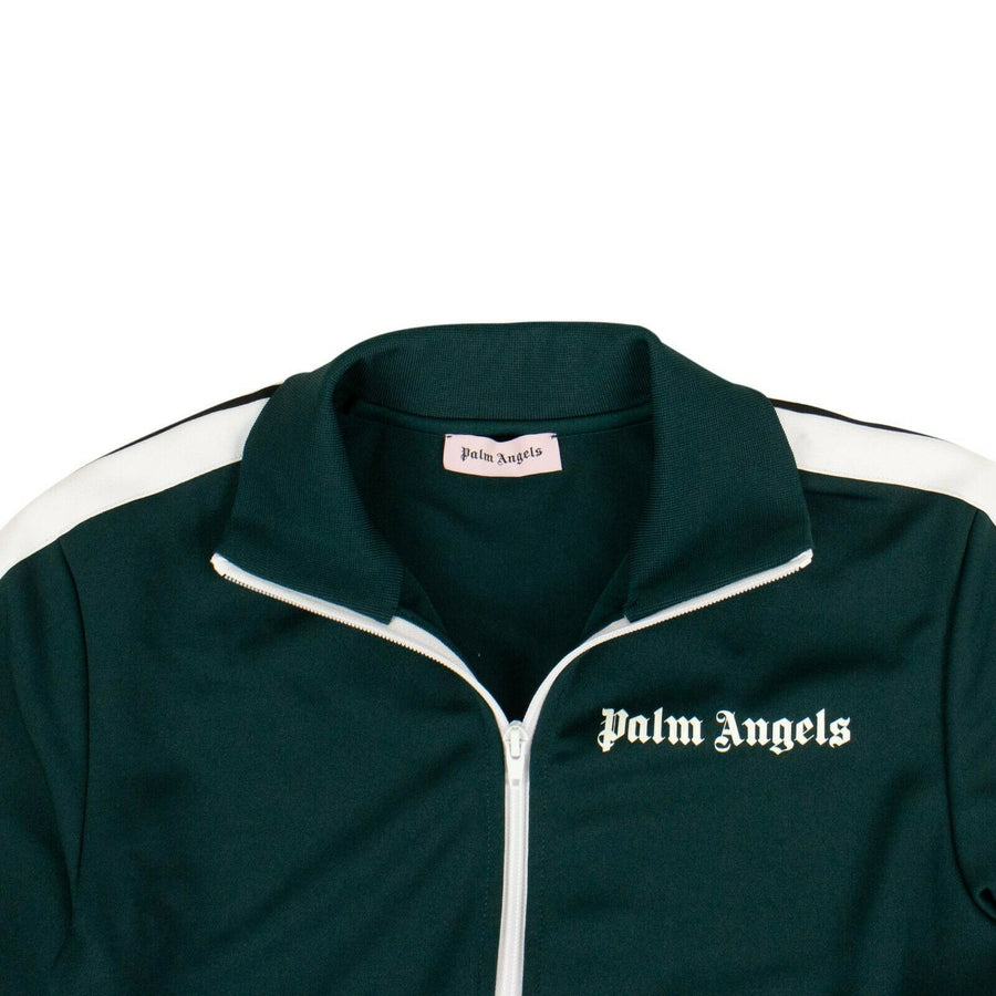 Classic Zip-Up Track Jacket - Dark Green
