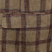 Drop 8 Plaid Silk Blend Two Button Sport Coat - Brown