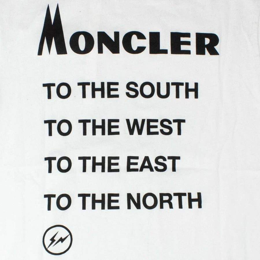 Moncler Fragment Hiroshi Fujiwara Cotton T-Shirt - White