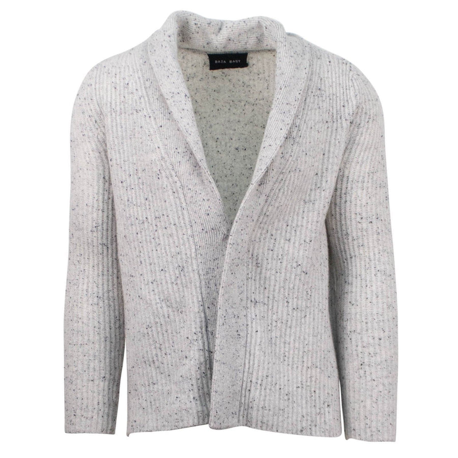 Rib Knit Cardigen - Light Gray