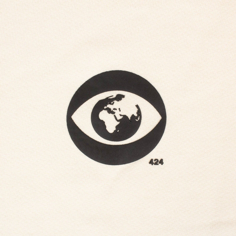 Big Brother Cotton Hoodie Sweatshirt - Cream