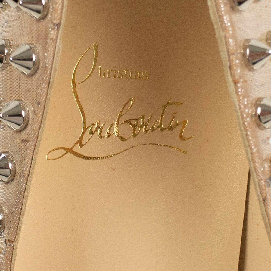 Follies Spikes 100mm Pumps - Pale Gold