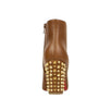 'Suzi Folk' 85mm Boots Heels - Brown