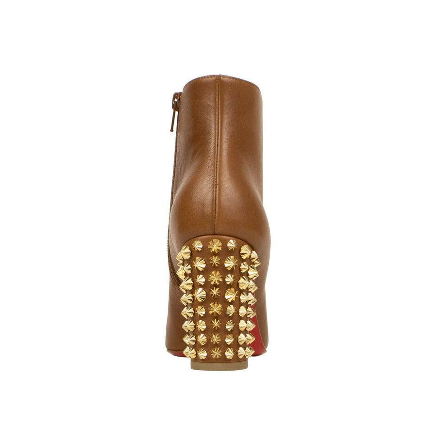 'Suzi Folk' 85mm Boots Heels - Brown