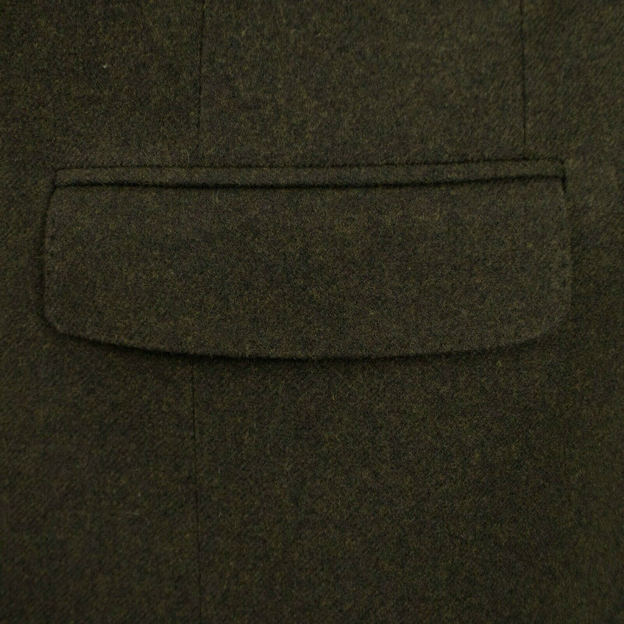 Drop 6 3 Roll 2 Button Wool Sport Coat - Green