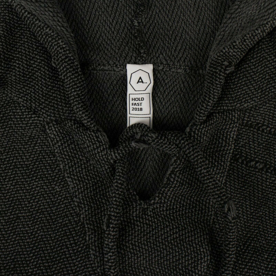 Baja Rose Patch Hoodie Sweatshirt - Black