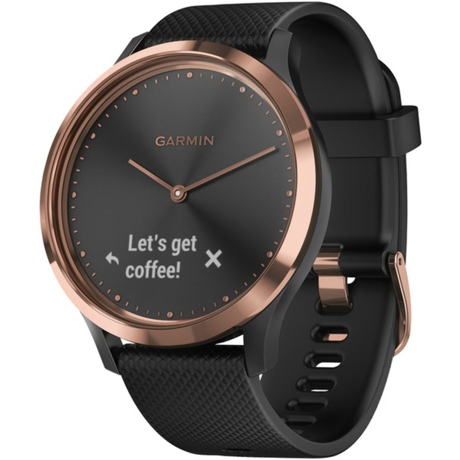 Garmin 010-01850-16 Vivomove Hr Smartwatch (rose Gold With Black, Sport, Small/medium)