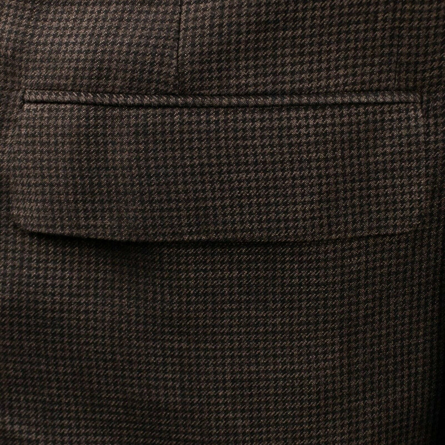 Drop 8 Houndstooth Double Breasted Wool Blend Sport Coat - Brown