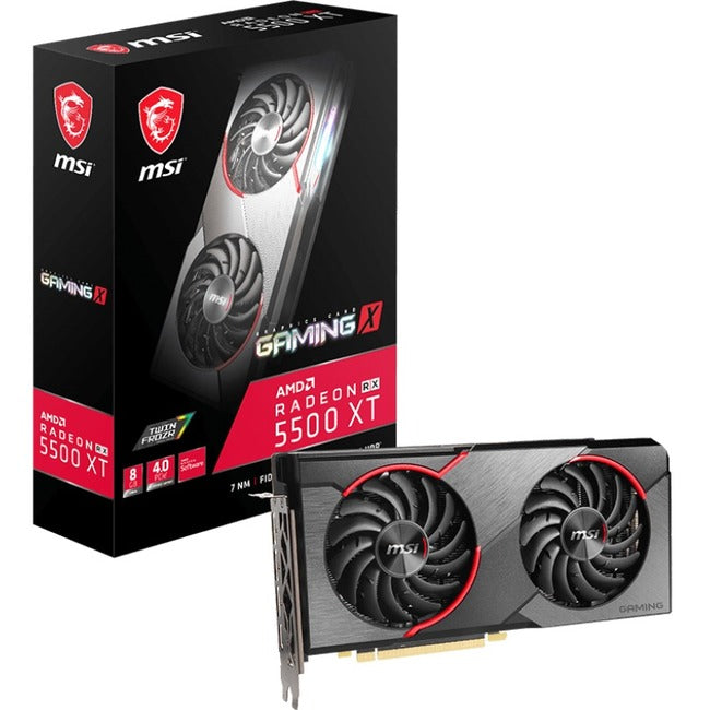 MSI Radeon RX 5500 XT GAMING X 8G Radeon RX 5500 XT Graphic Card - 8 GB GDDR6