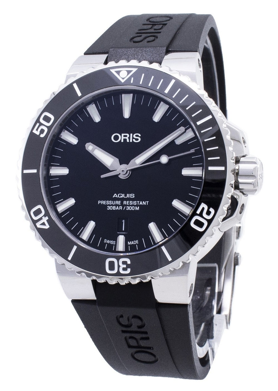 Oris Aquis Date 01 733 7730 4134-07 4 24 64eb 01-733-7730-4134-07-4-24-64eb Automatic 300m Men's Watch