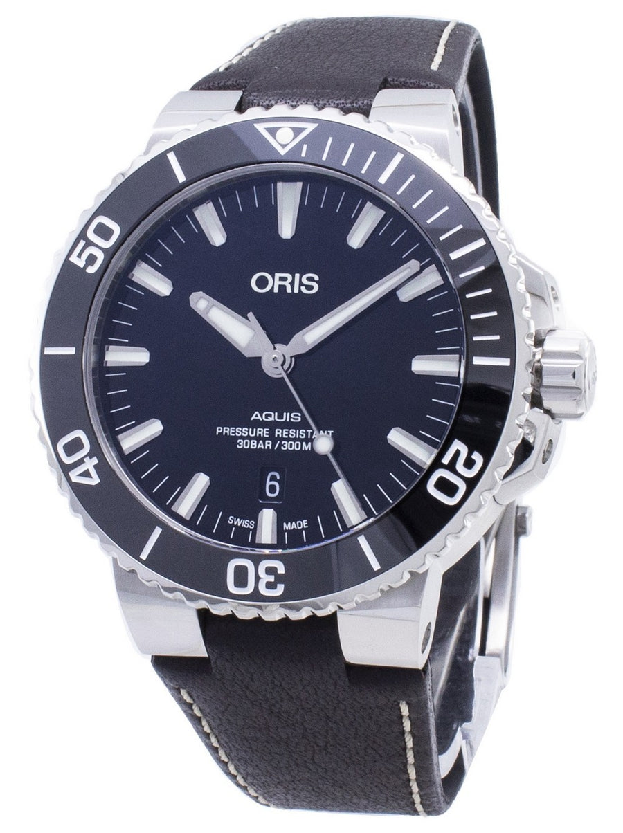 Oris Aquis Date 01 733 7730 4134-07 5 24 10eb 01-733-7730-4134-07-5-24-10eb Automatic 300m Men's Watch