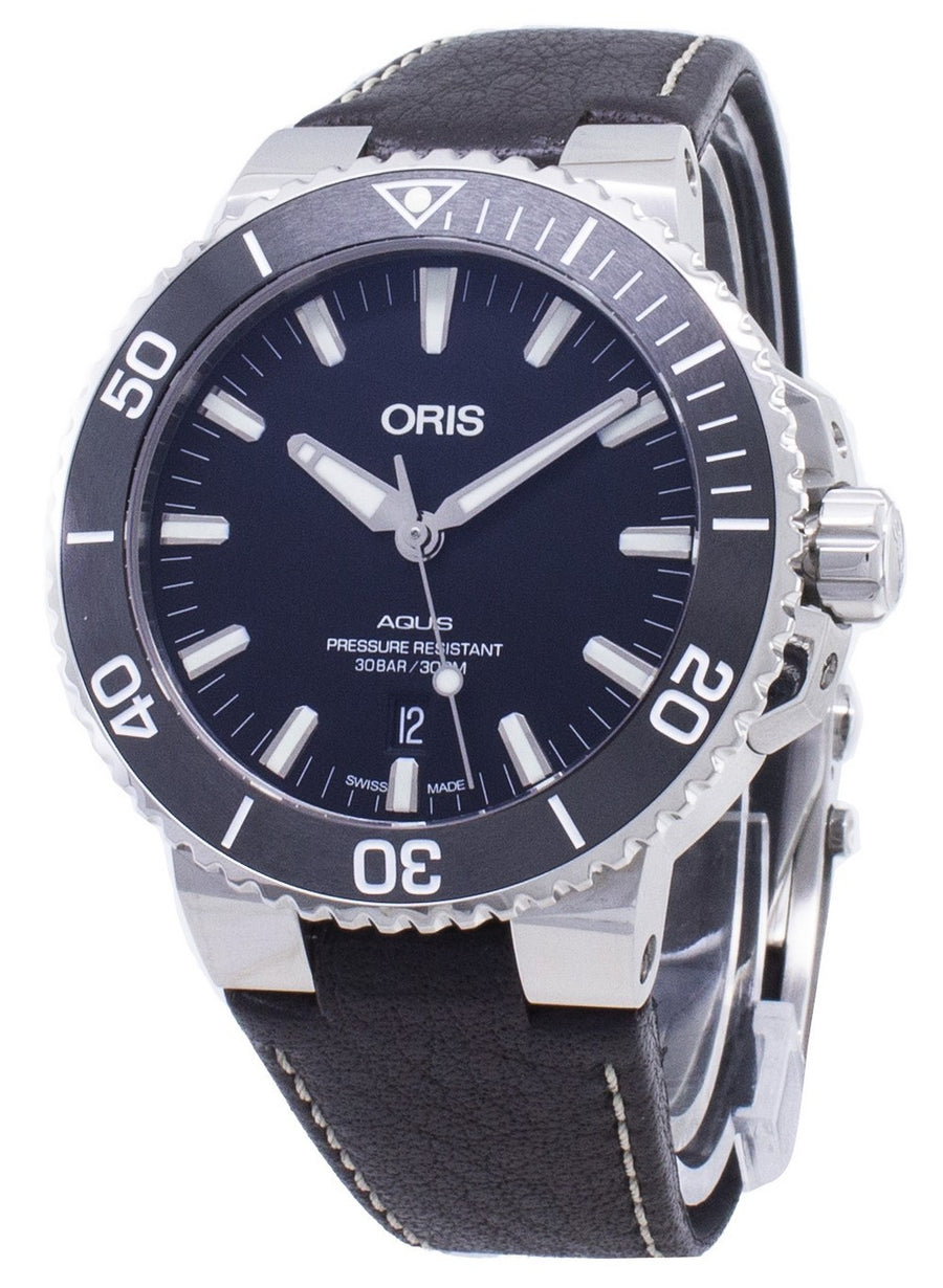 Oris Aquis Date 01 733 7730 4154-07 5 24 10eb 01-733-7730-4154-07-5-24-10eb Automatic 300m Men's Watch