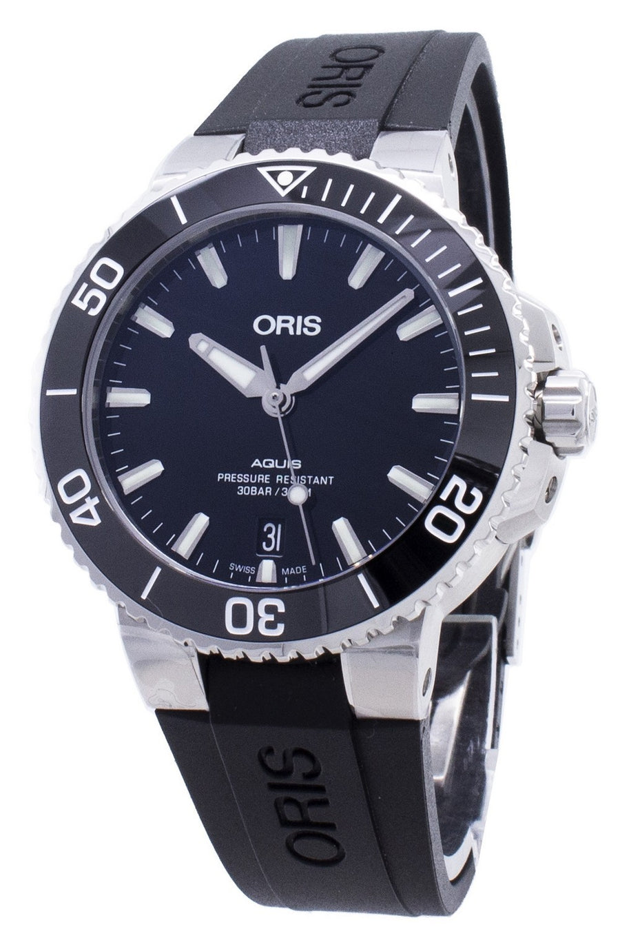 Oris Aquis Date 01 733 7732 4134-07 4 21 64fc 01-733-7732-4134-07-4-21-64fc Automatic 300m Men's Watch