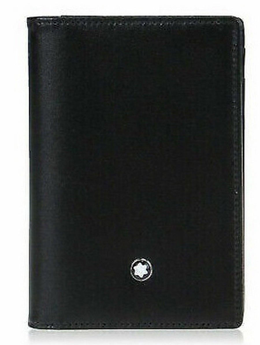 Montblanc 108946 Meisterstuck Black Leather Men's Business Card Holder