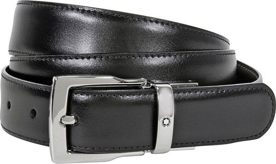 Montblanc 109738 Classic Line Reversible Black/brown Men's Leather Belt