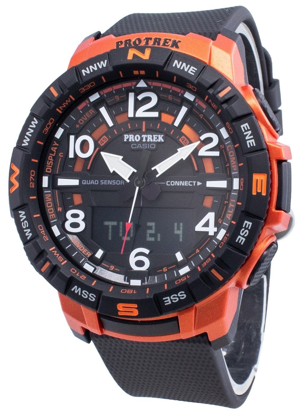 Casio Protrek Quad Sensor Prt-b50-4 Digital Compass Quartz Men's Watch ...
