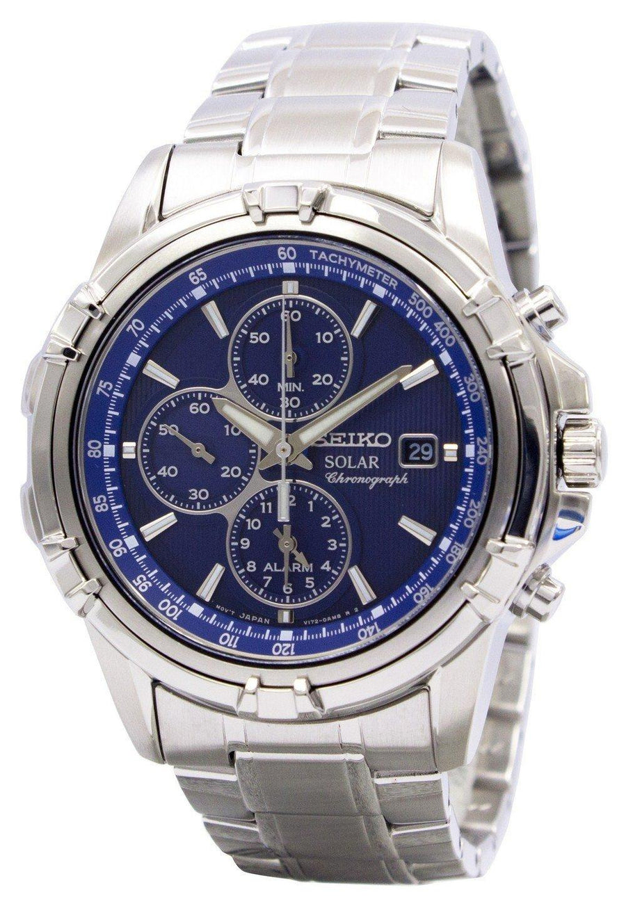 Seiko Solar Chronograph Alarm Ssc141 Ssc141p1 Ssc141p Men's Watch