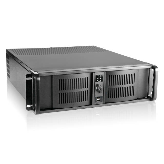iStarUSA D Storm D-300 No Power Supply 3U Rackmount Server Chassis (Black)