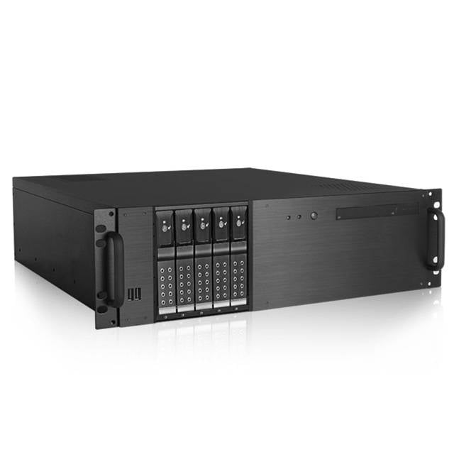 iStarUSA Audio Video Rackmount D-350HN-T No Power Supply 3U Compact Rackmount 5x 3.5