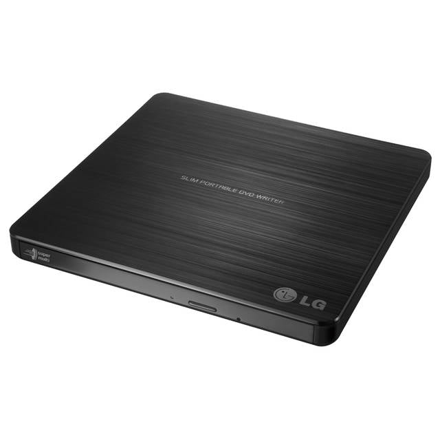 LG Electronics GP60NB50 8X USB 2.0 Ultra Slim Portable DVD±RW External Drive w/ M-DISC Support, Retail (Black)