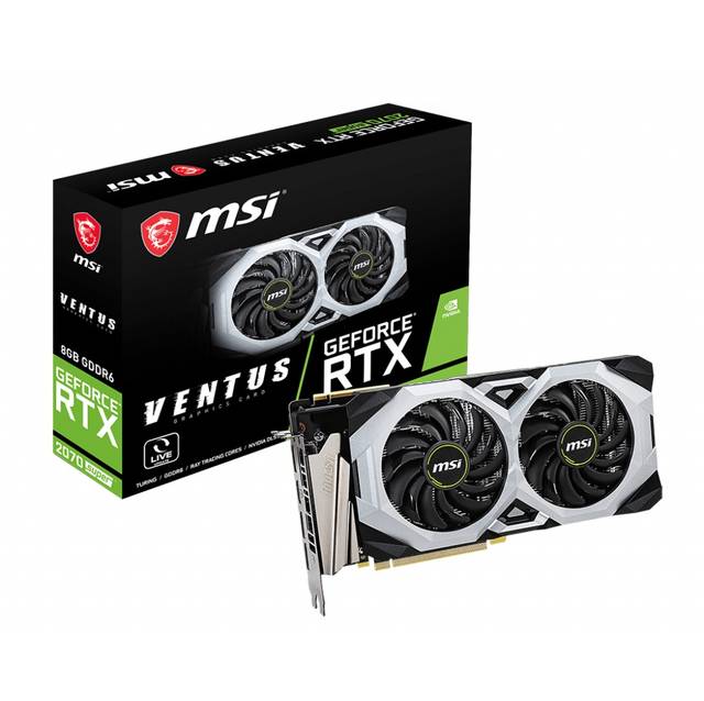 MSI NVIDIA GeForce RTX 2070 SUPER VENTUS 8GB GDDR6 HDMI/3DisplayPort PCI-Express Video Card