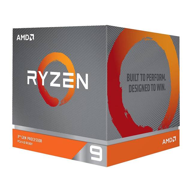 AMD 100-100000023BOX Ryzen 9 3900X Desktop Processors /  3.8GHz/ Twelve-Core/ PCIe 4.0/ Retail
