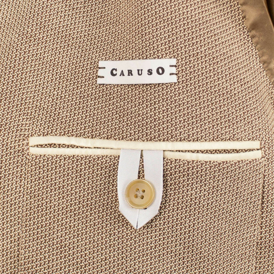 Drop 8 Cotton 3 Roll 2 Button Sport Coat - Tan