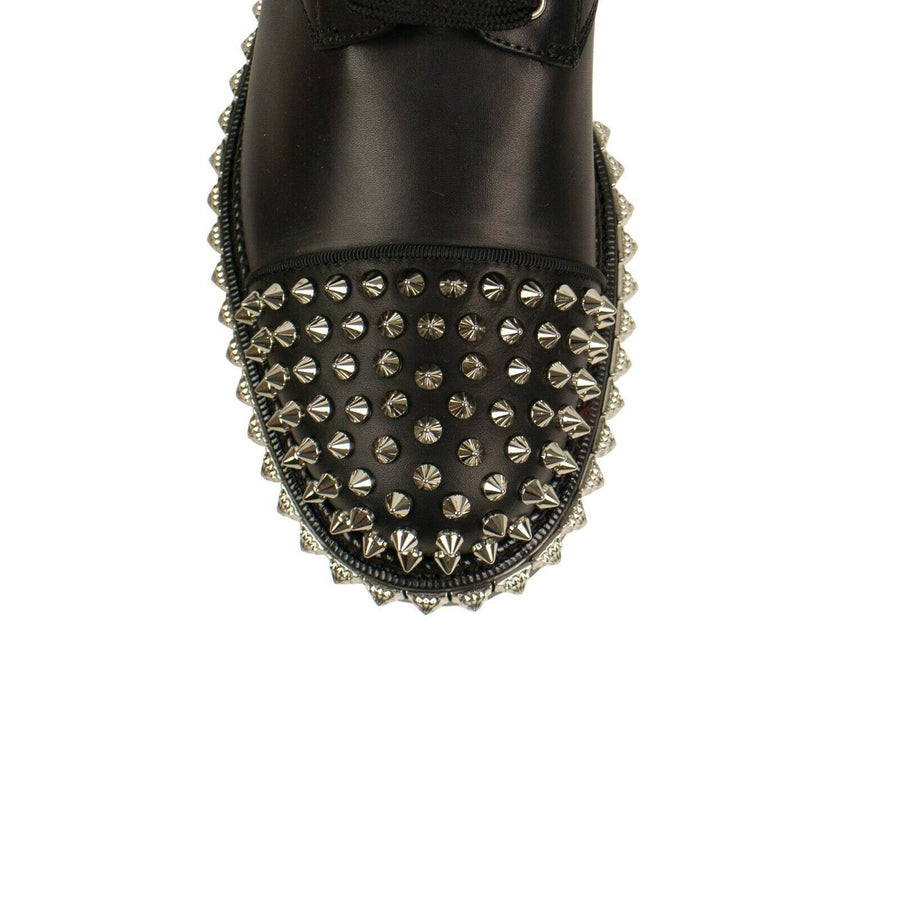 'King St' Spiked Booties - Black