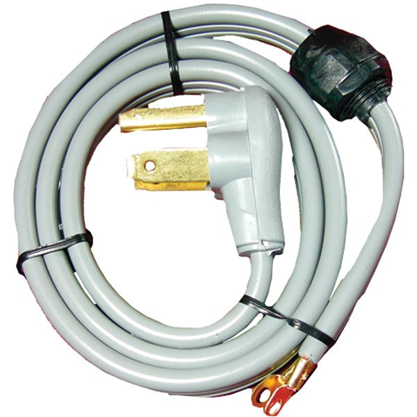 3-Wire Eyelet 30-Amp Dryer Cord with Quick Connect, 4ft