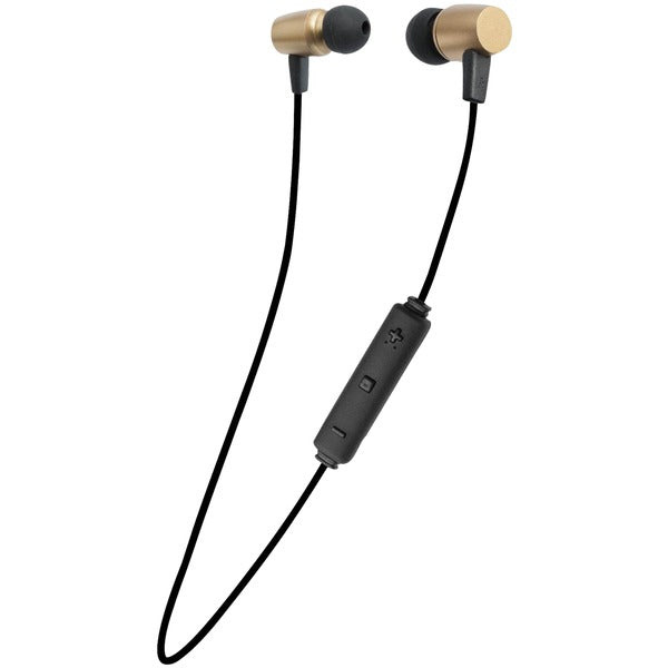 COMPACT Bluetooth(R) Earphones with Microphone (Gold)