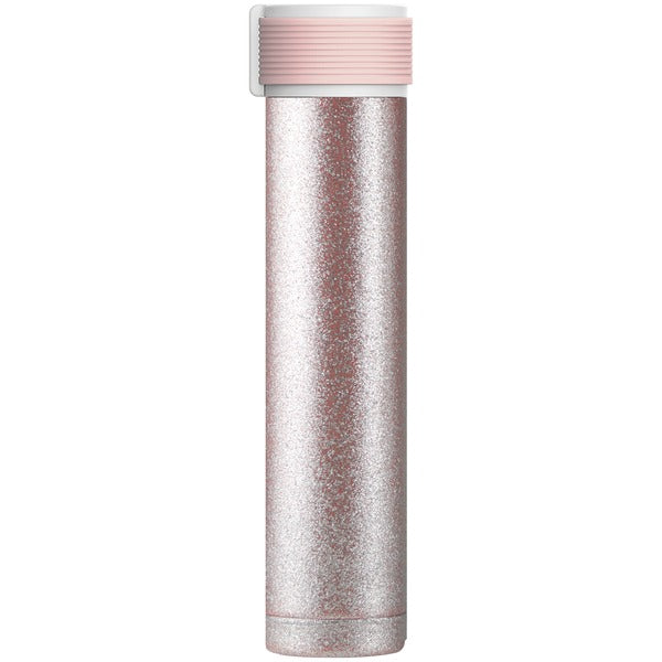 8-Ounce Skinny Glitter Water Bottle (Nude)