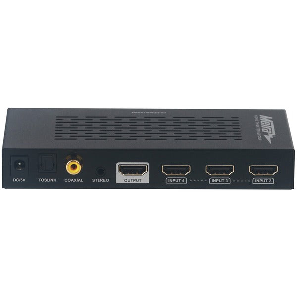 HDMI(R) Switch with 4 Inputs, 1 Output and Audio Breakout