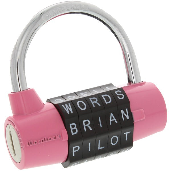 5-Dial Combination Padlock (Pink)