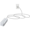 3-Outlet Grounded Surge Protector, 10ft Cord
