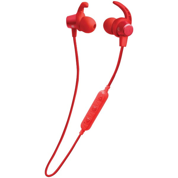 SECURE FIT FBEP565 Bluetooth(R) In-Ear Earphones with Microphone (Red)