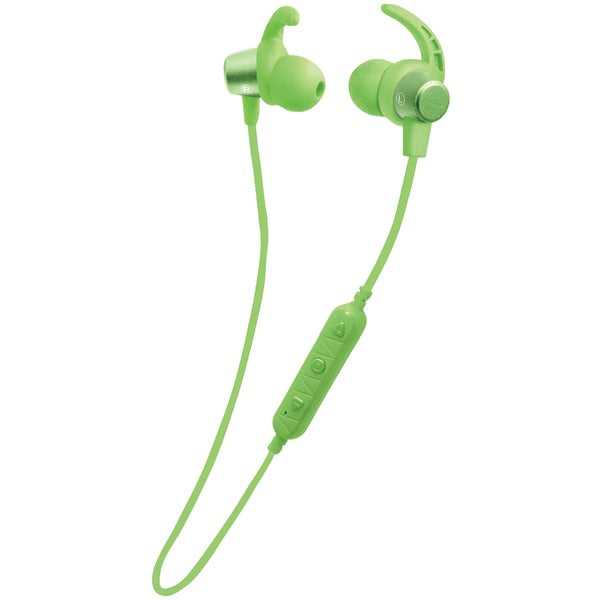 SECURE FIT FBEP565 Bluetooth(R) In-Ear Earphones with Microphone (Green)