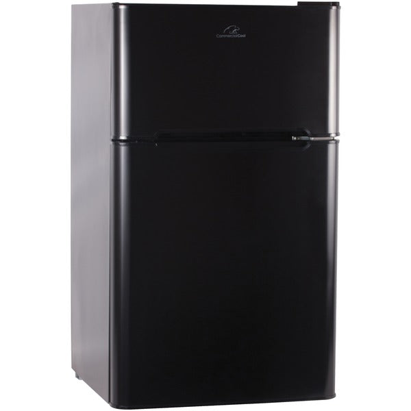 3.2 Cubic-Foot 2-Door Refrigerator/Freezer (Black)