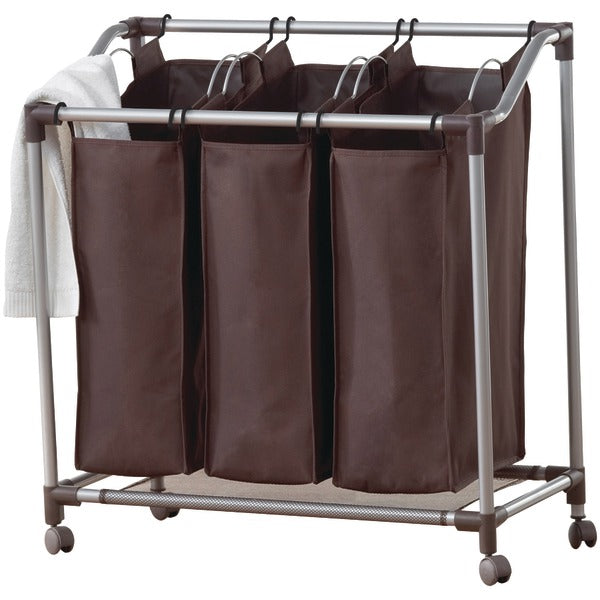 Deluxe Triple Laundry Sorter with EVERFRESH(R)