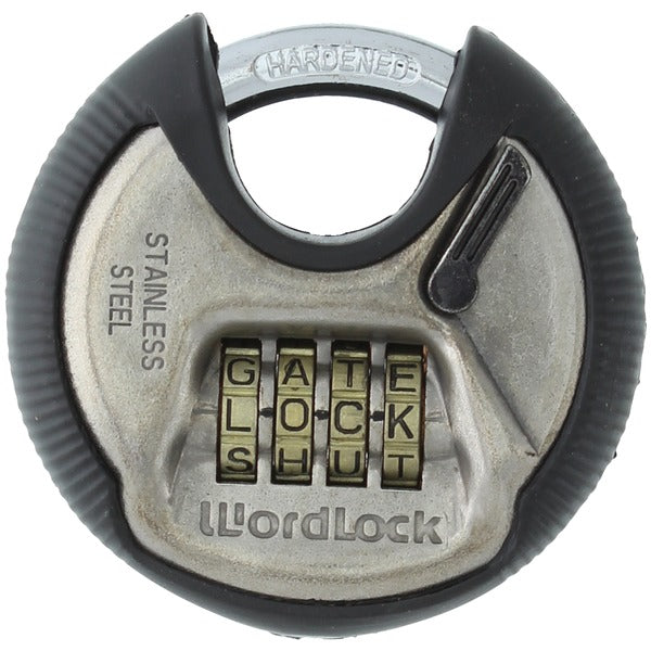 4-Dial Combination Disc Padlock