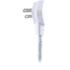 1-Outlet Surge Protector with 2 USB Ports, 10ft Cord (Gray/White)