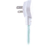 3-Outlet Grounded Surge Protector, 10ft Cord (Mint/White)