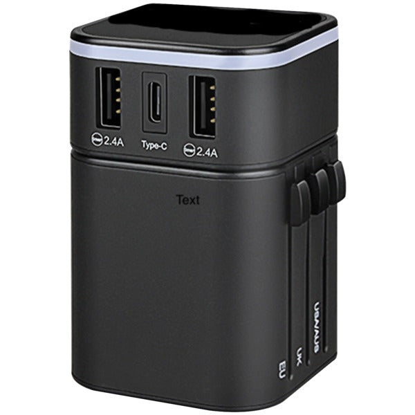 Detachable AC USB World Travel Adapter