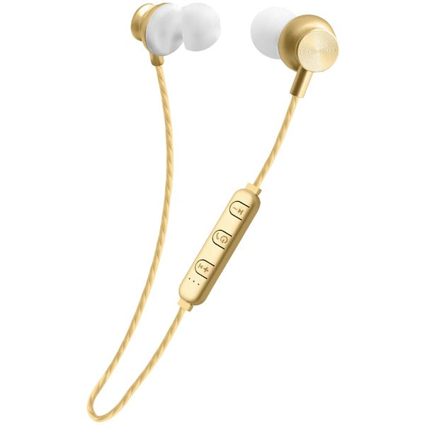 SMOOTH SOUND Stereo Bluetooth(R) In-Ear Earphones with Microphone (Gold)
