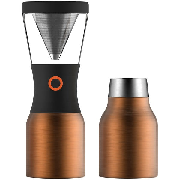 40-Ounce Cold Brew Insulated Portable Coffee Maker (Copper)