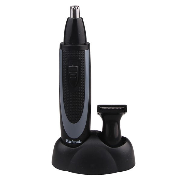 Men's Battery-Powered Ear and Nose Trimmer with Foil Attachment