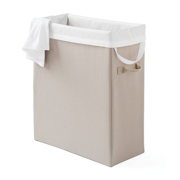 Slim Space-Saving Laundry Hamper with EVERFRESH(R)
