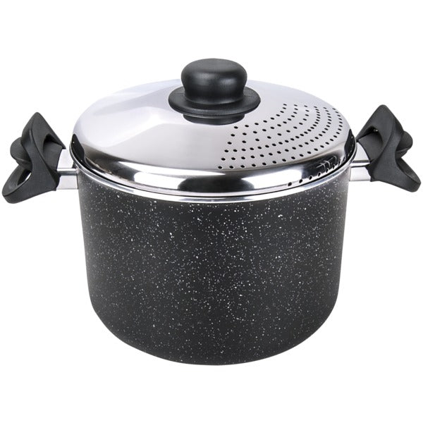 Nonstick Aluminum Stock Pot featuring Artech(R) Stone Ultra Coating