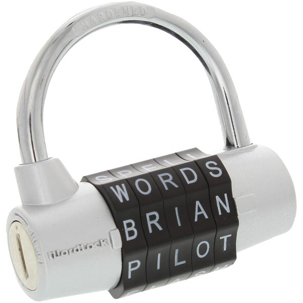 5-Dial Combination Padlock (Silver)