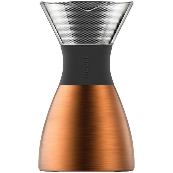 32-Ounce PourOver Insulated Coffee Maker (Copper/Black)